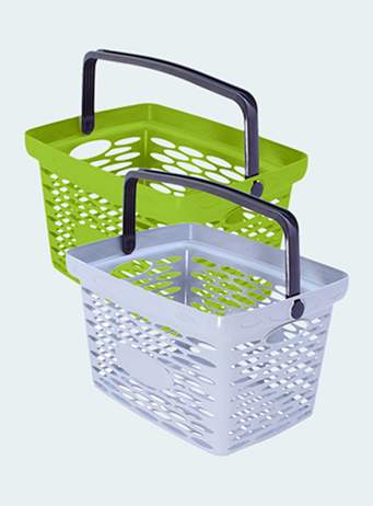 shopping buskets crates